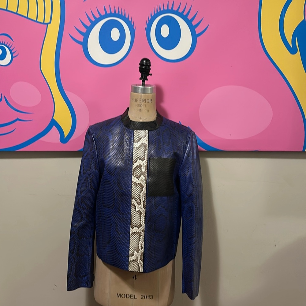 Proenza Schouler Python Jacket Runway - image 1